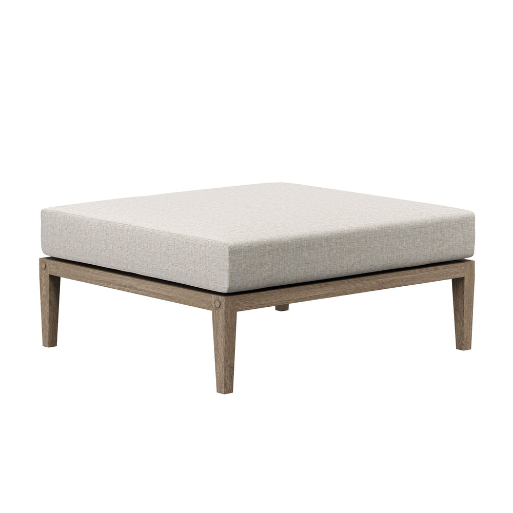 Northlake Outdoor Teak Wood Loveseat and Ottoman Set - From Where Finds - 