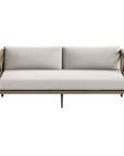 Northlake Outdoor Teak Wood Loveseat and Ottoman Set - From Where Finds - 