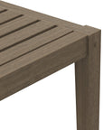 Northlake Square Outdoor Patio Teak Side Table - From Where Finds - 