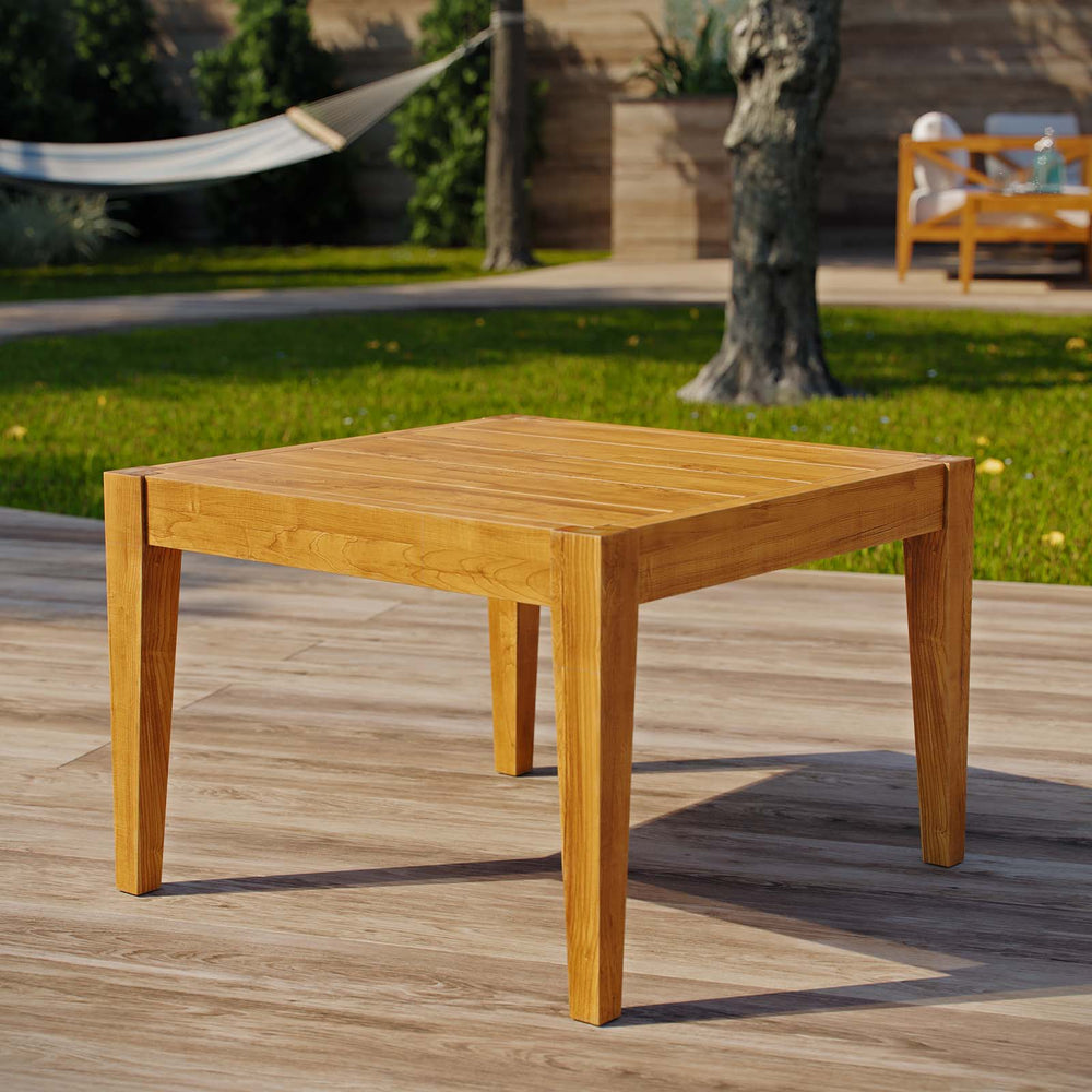 Northlake Teak Outdoor Side Table - From Where Finds - 