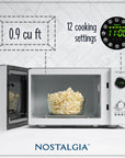 Nostalgia 0.9 Cu. Ft. Microwave Oven - From Where - 