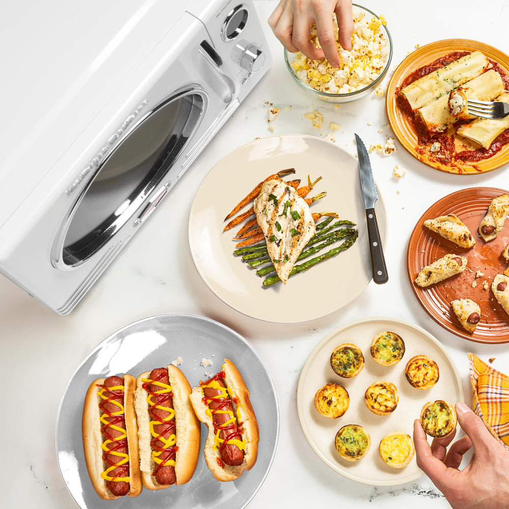 Nostalgia 0.9 Cu. Ft. Microwave Oven - From Where - 