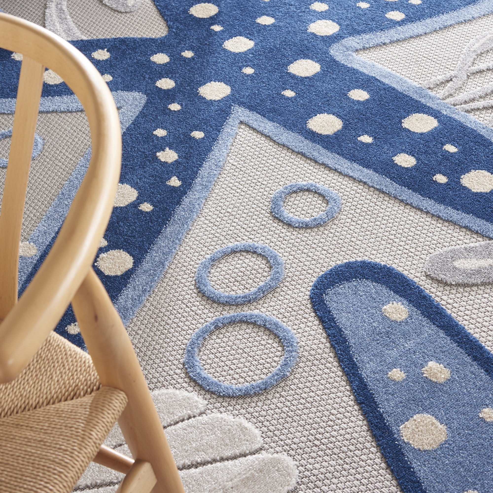 Nourison Coastal Tropical Area Rug - From Where - 