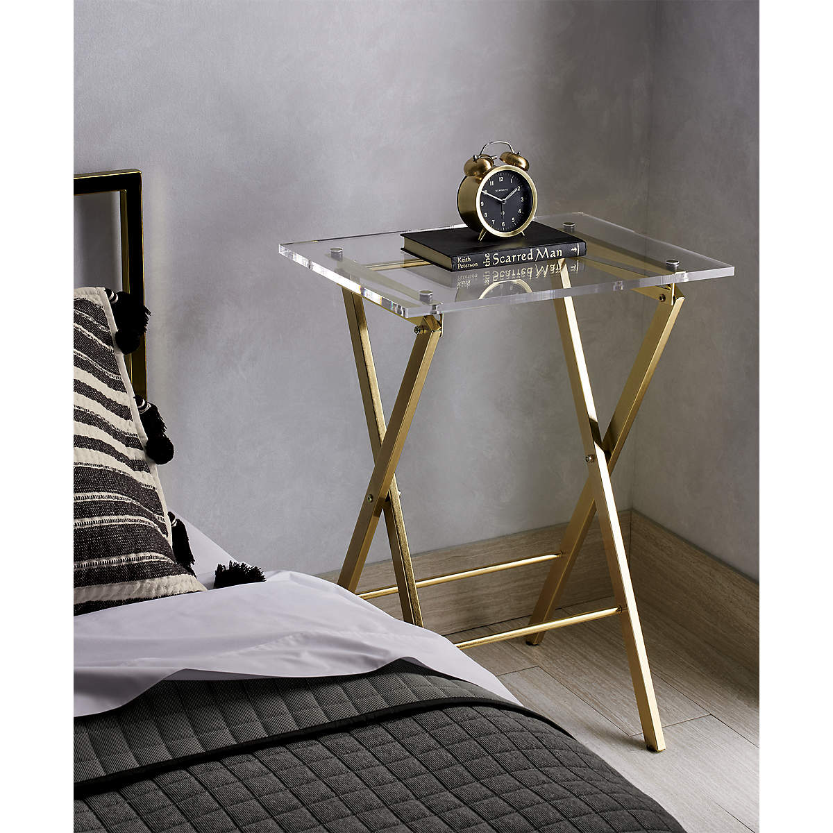 Novo Acrylic Folding Table - From Where - 