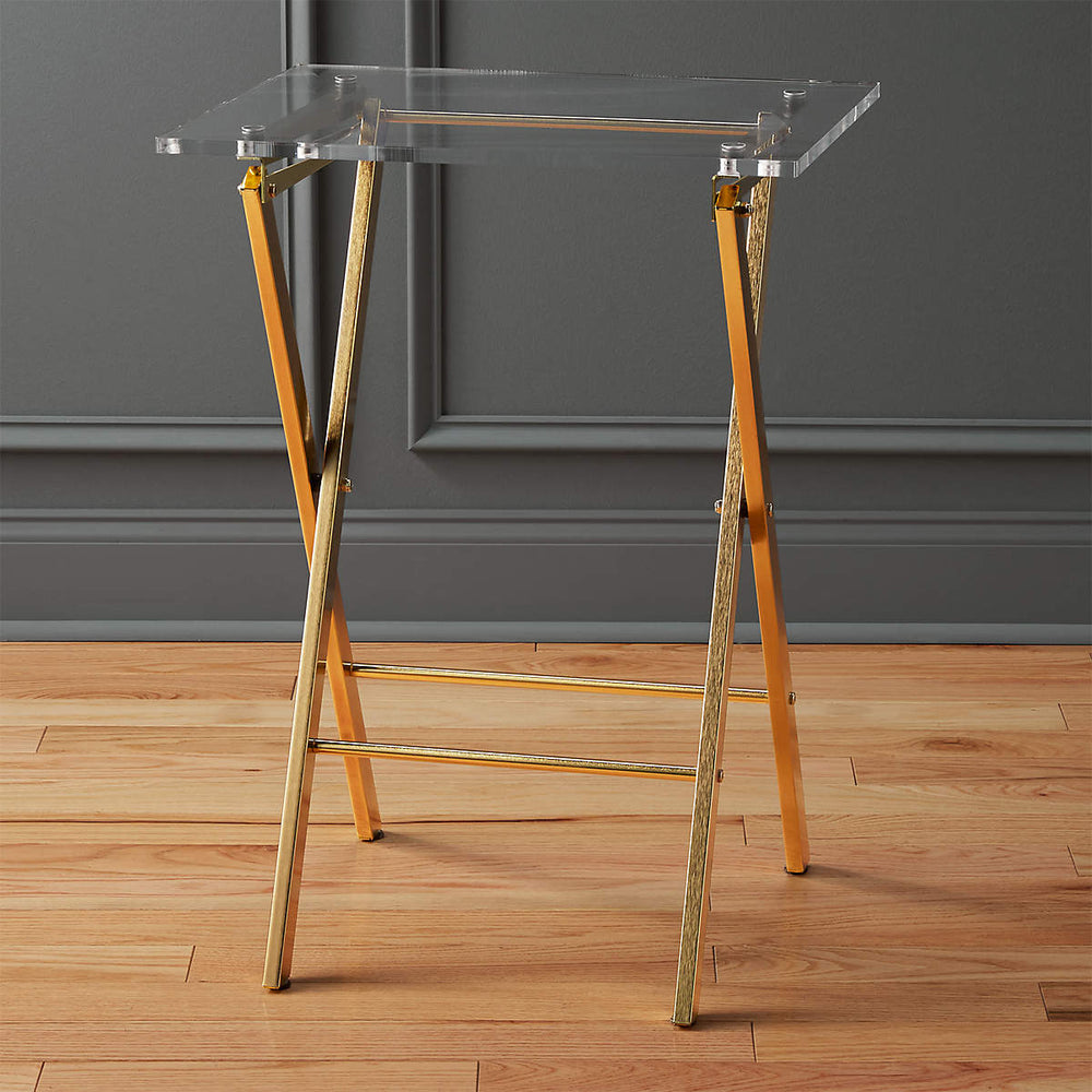 Novo Acrylic Folding Table - From Where -