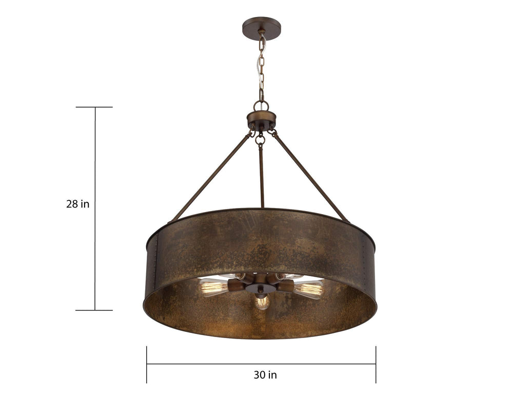 Nuvo Five Light Pendant - From Where - 