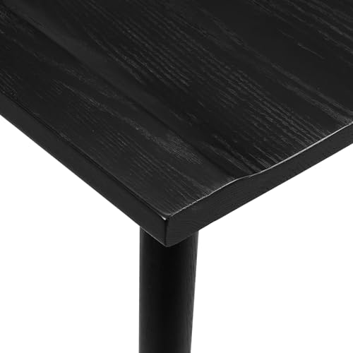 Oak Wood Black Dining Room Chair - From Where - 