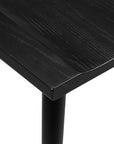 Oak Wood Black Dining Room Chair - From Where - 