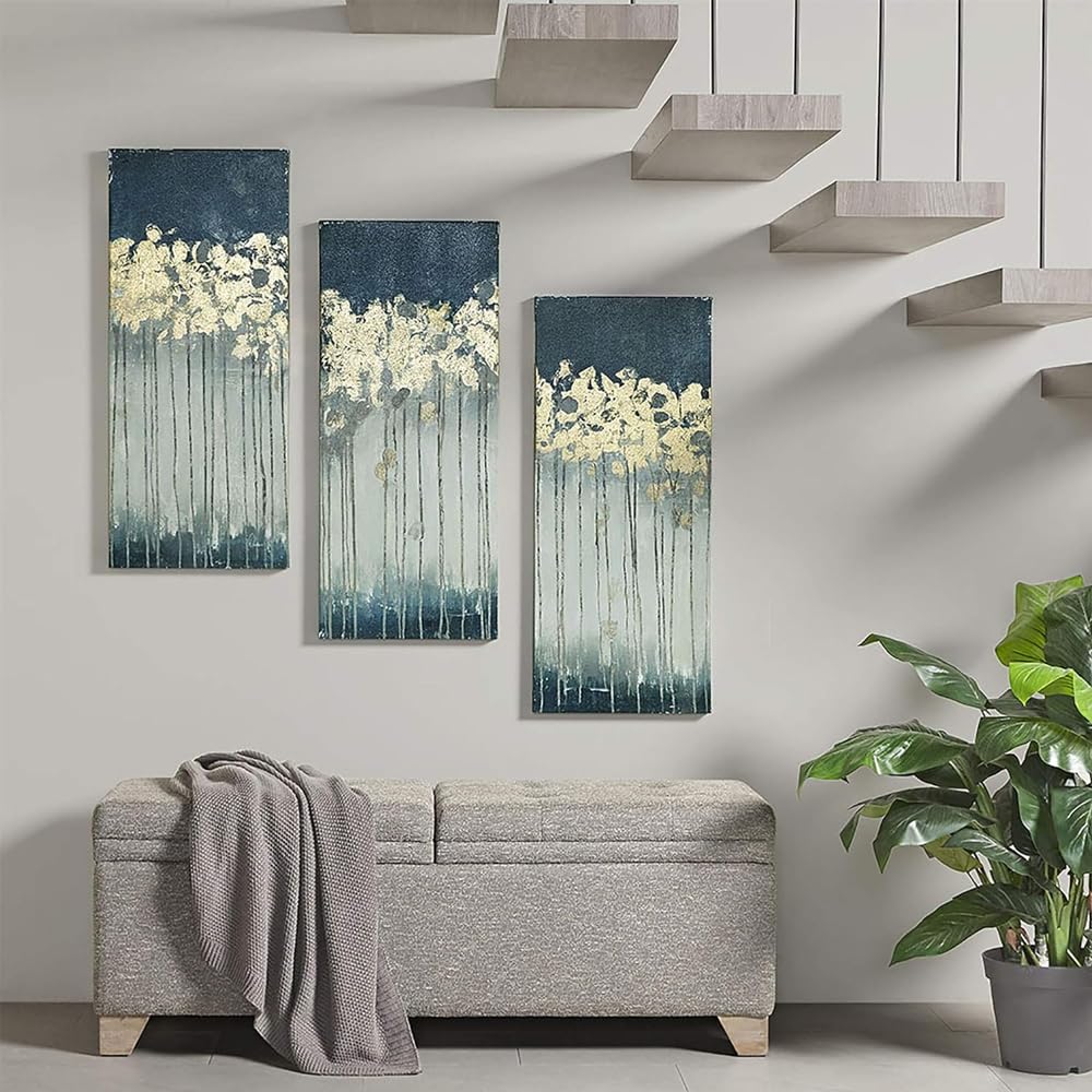 Oakestry 3 - Panel Gold Foil Wall Art - From Where - 
