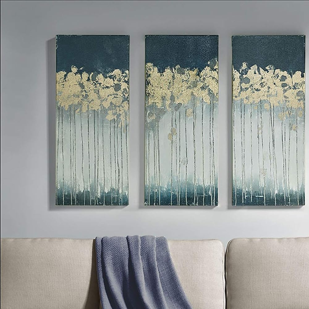 Oakestry 3 - Panel Gold Foil Wall Art - From Where - 
