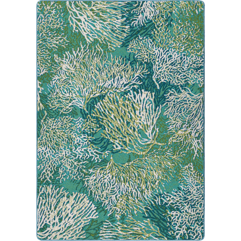 Oceanic Blooms Coastal Rug - From Where Finds - 