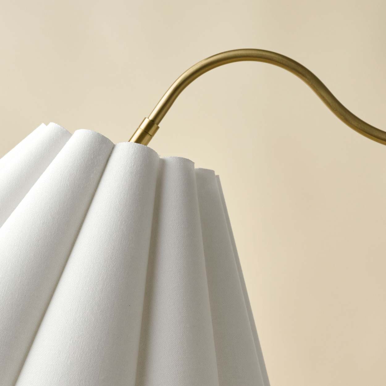 Odette Floor Lamp with Scallop Shade - From Where - 