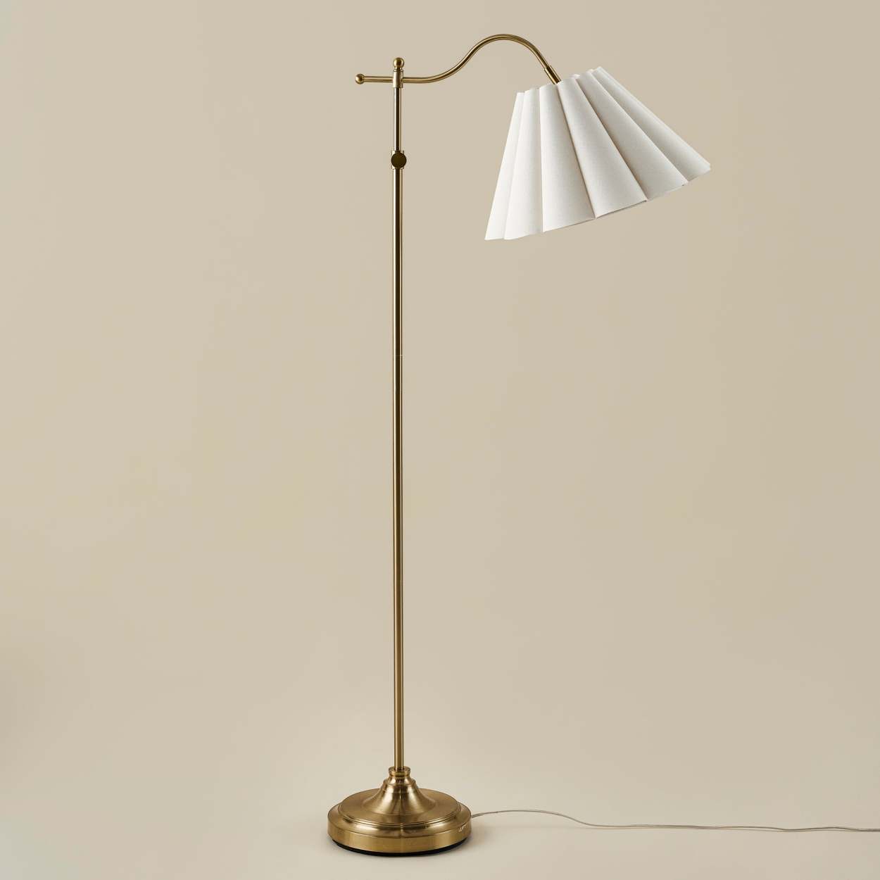 Odette Floor Lamp with Scallop Shade - From Where - 