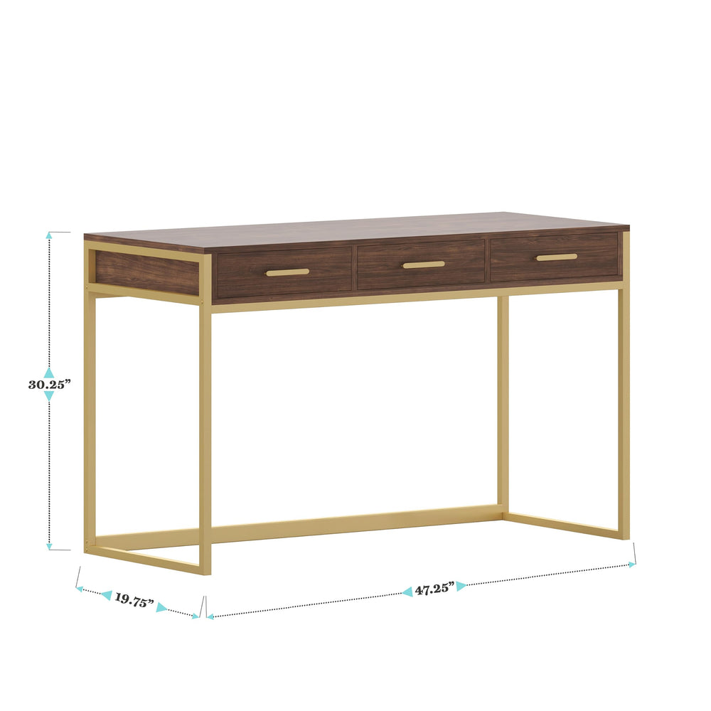 Office Desk with 3 Drawers - From Where Finds - 