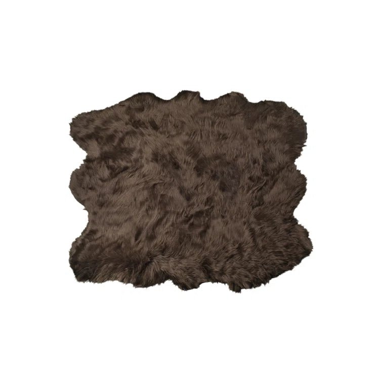 Oguz Faux Sheepskin Fur Area Rug - From Where - 