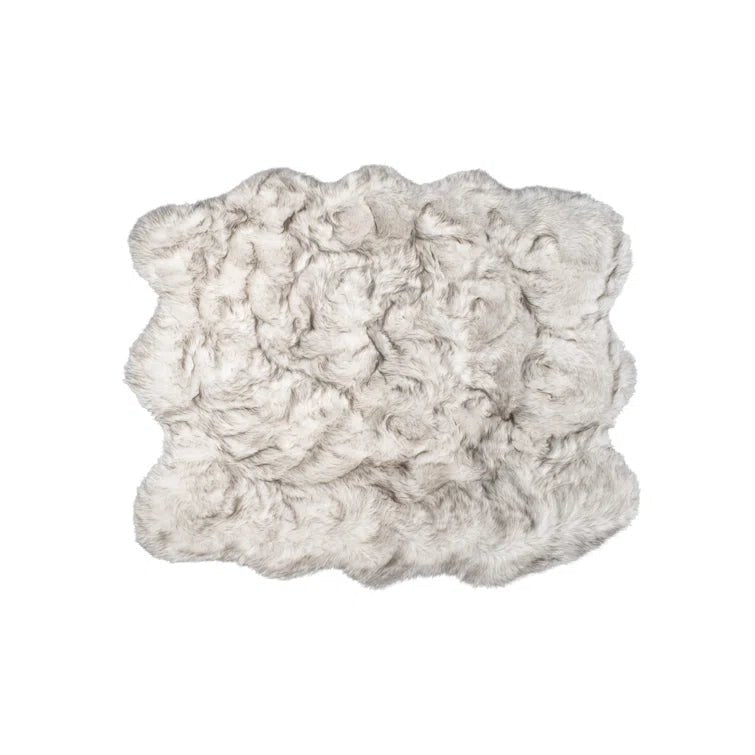 Oguz Faux Sheepskin Fur Area Rug - From Where - 