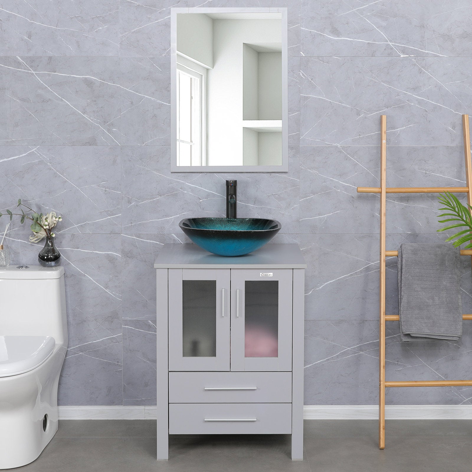 Olancha Bathroom Vanity Set - From Where - 