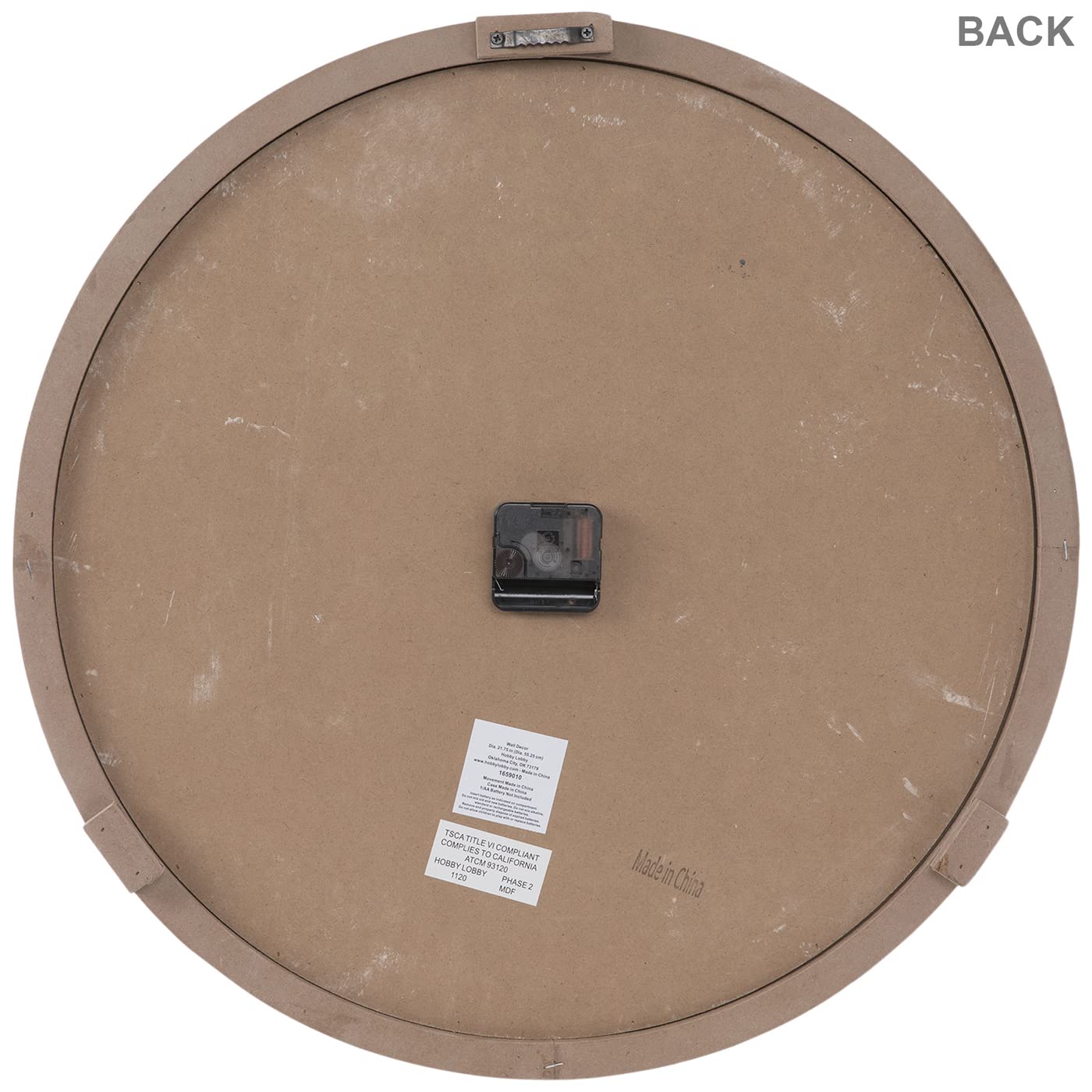 Old Town Wooden Wall Clock - From Where Finds - 