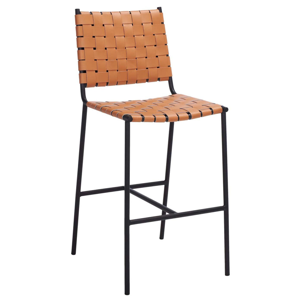 Olenna Woven Counter Stool - From Where -