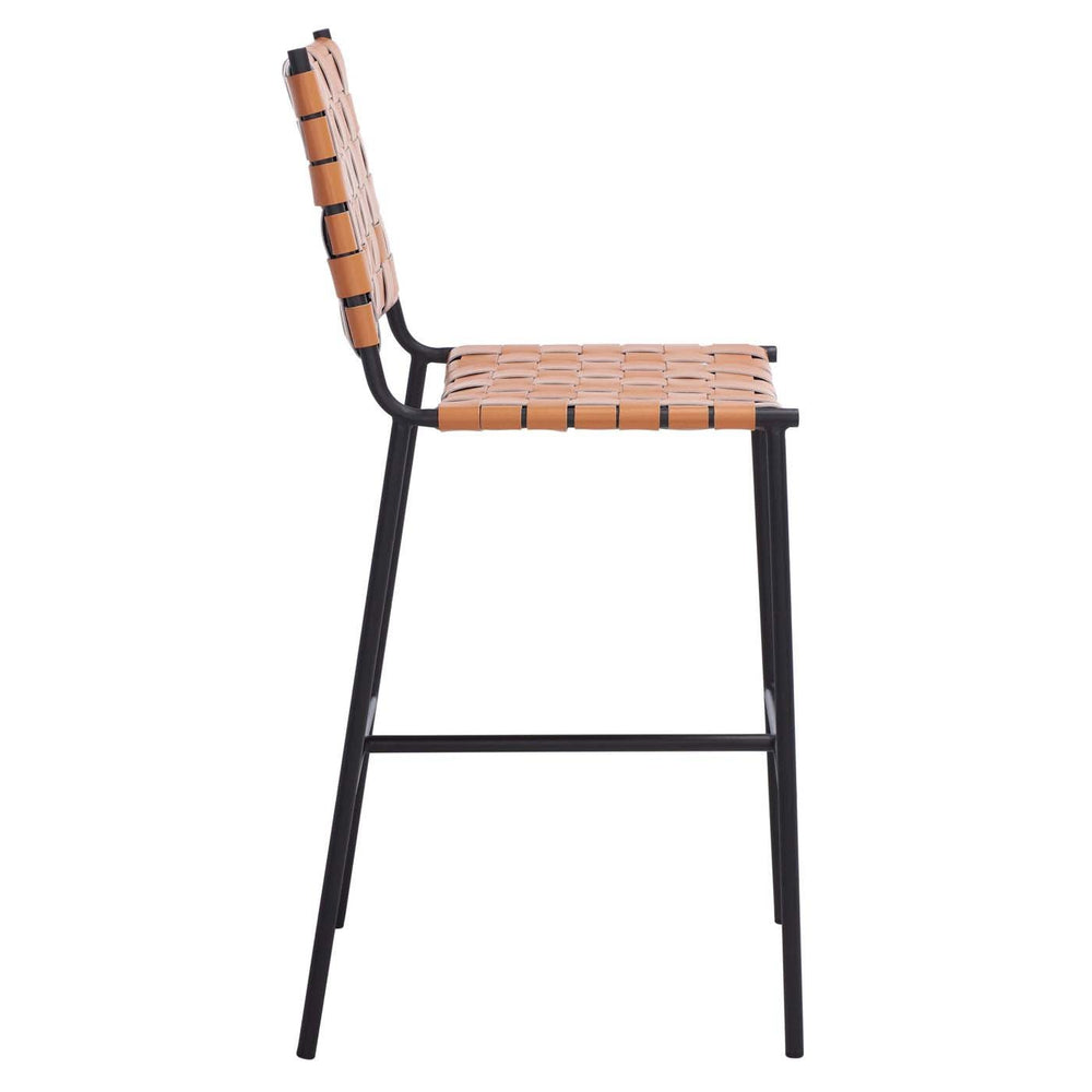 Olenna Woven Counter Stool - From Where -