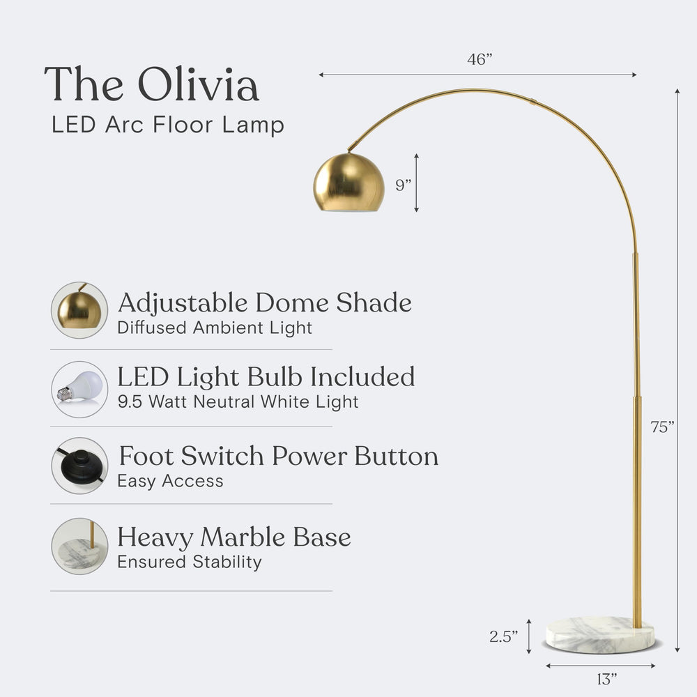 Olivia Floor Lamp - From Where - 