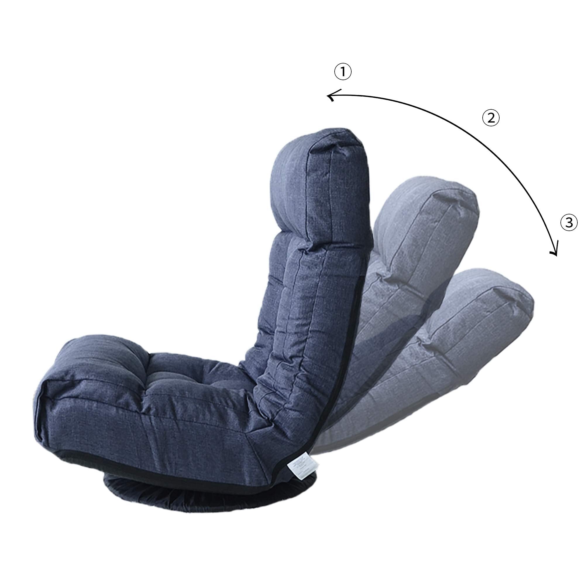 Olodumare Floor Chair in Navy - From Where - 