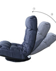 Olodumare Floor Chair in Navy - From Where - 