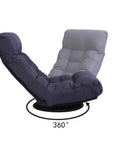 Olodumare Floor Chair in Navy - From Where - 