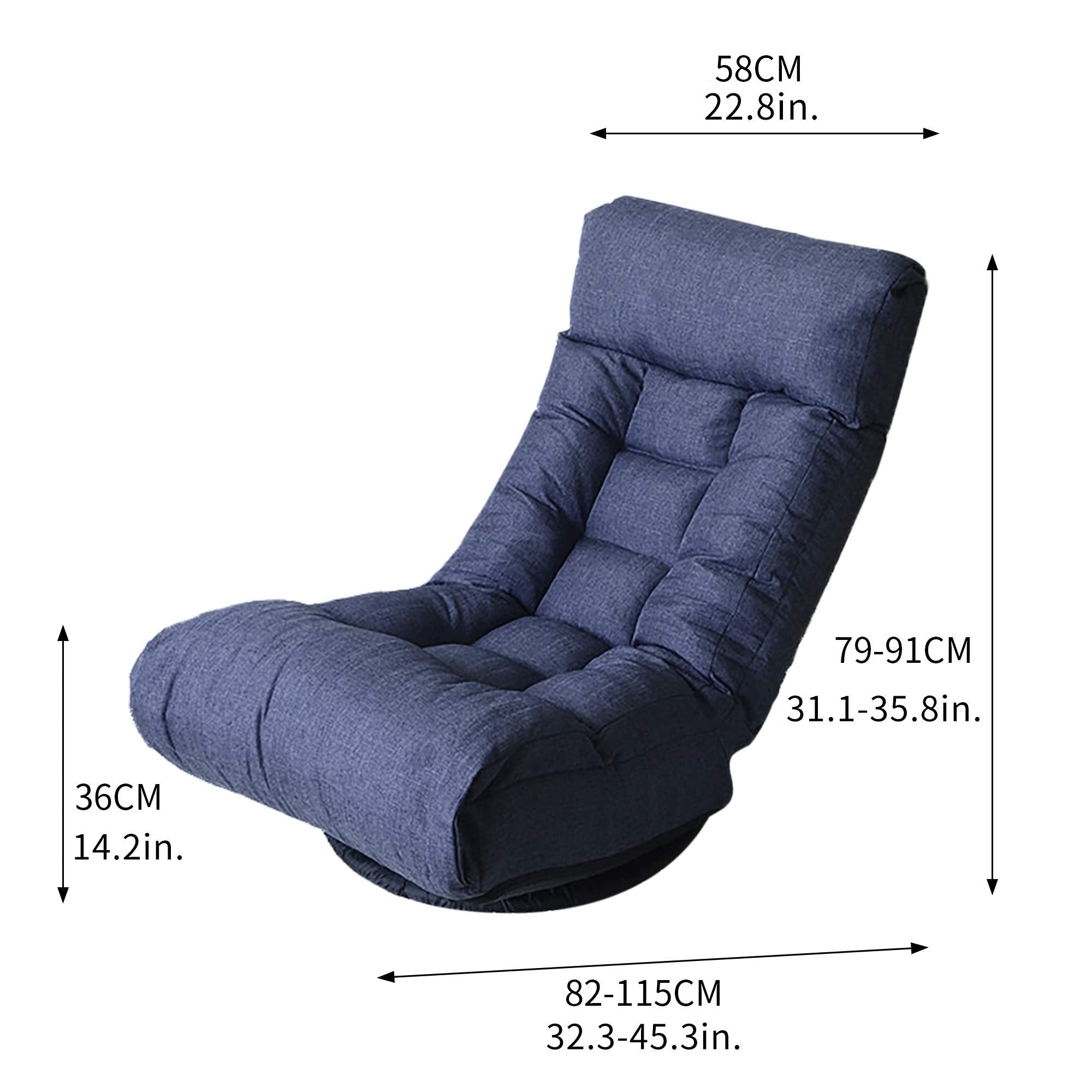 Olodumare Floor Chair in Navy - From Where - 