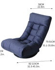 Olodumare Floor Chair in Navy - From Where - 
