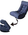 Olodumare Floor Chair in Navy - From Where - 