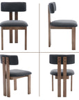 Open Back Dining Chairs Set of 2 - From Where - 