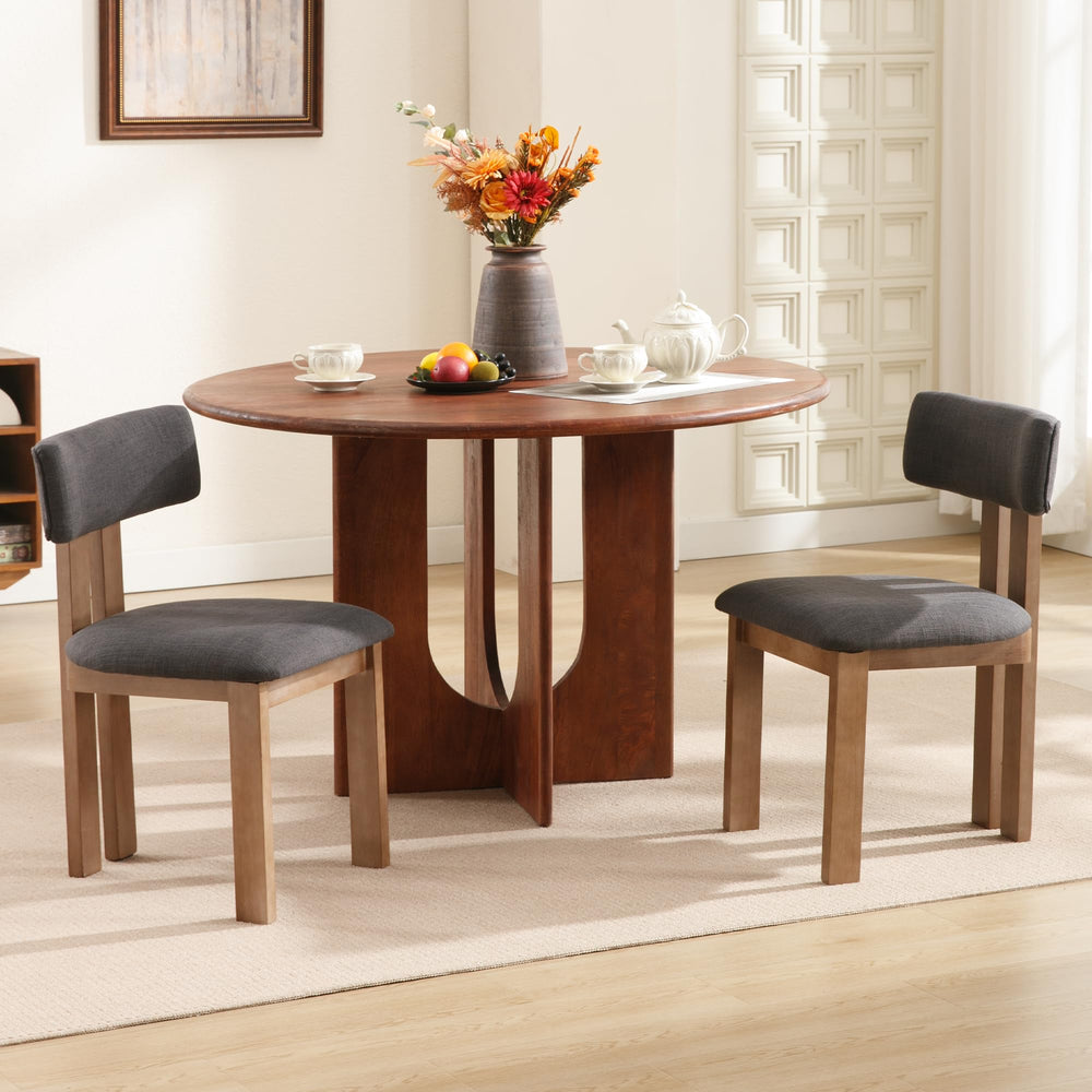 Open Back Dining Chairs Set of 2 - From Where - 