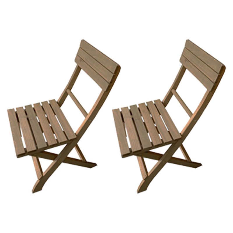Open Back Folding Outdoor Dining Chair - From Where - 
