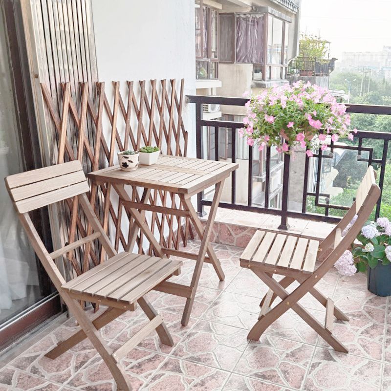 Open Back Folding Outdoor Dining Chair - From Where - 