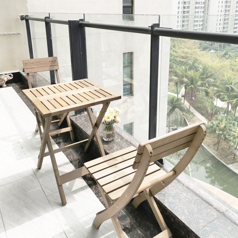 Open Back Folding Outdoor Dining Chair - From Where - 