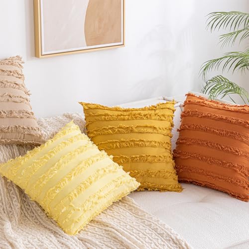 Orange Boho Decorative Pillowcase - From Where - 