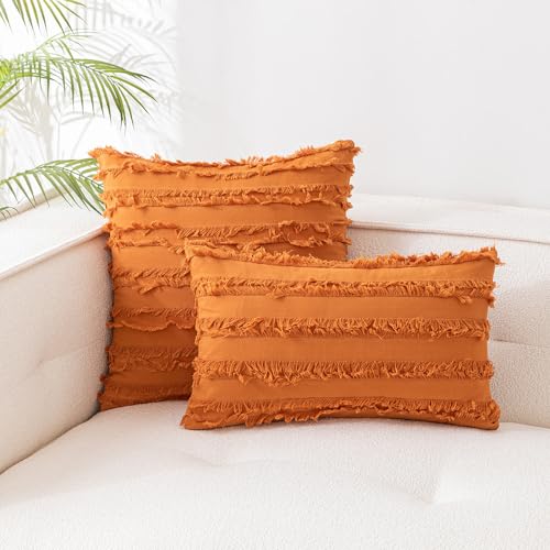 Orange Boho Decorative Pillowcase - From Where - 