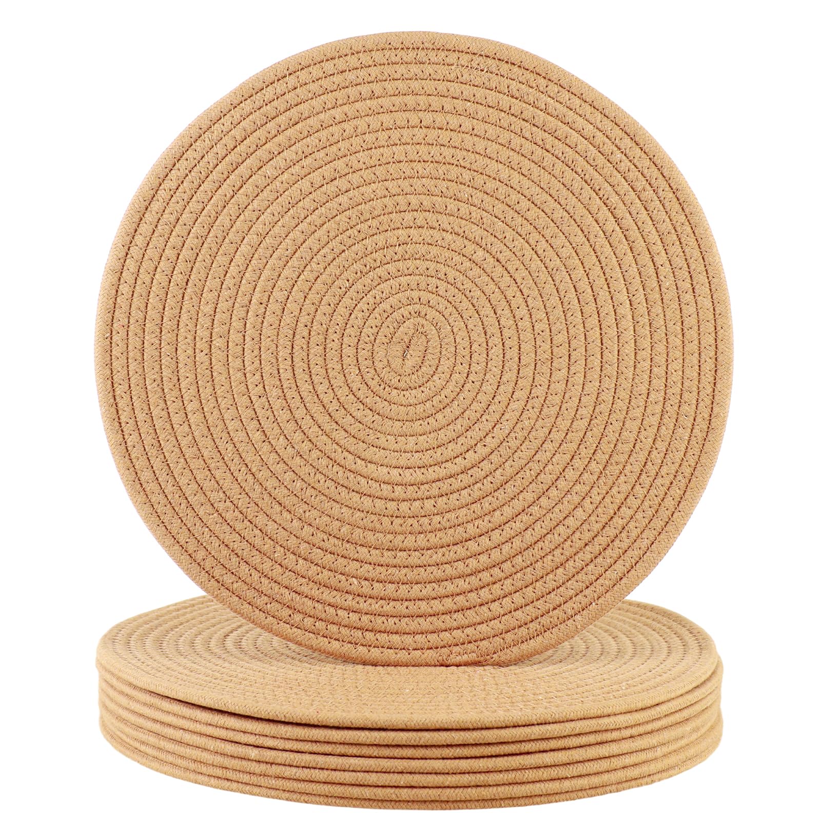 Orange Brown Heat Resistant Placemats - From Where - 