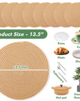 Orange Brown Heat Resistant Placemats - From Where - 
