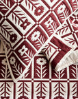 Organic Cotton Jacquard Floral Coverlet - From Where Finds - 