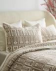 Organic Cotton Jacquard Floral Coverlet - From Where Finds - 