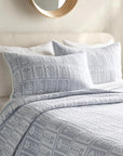Organic Cotton Jacquard Floral Coverlet - From Where Finds - 