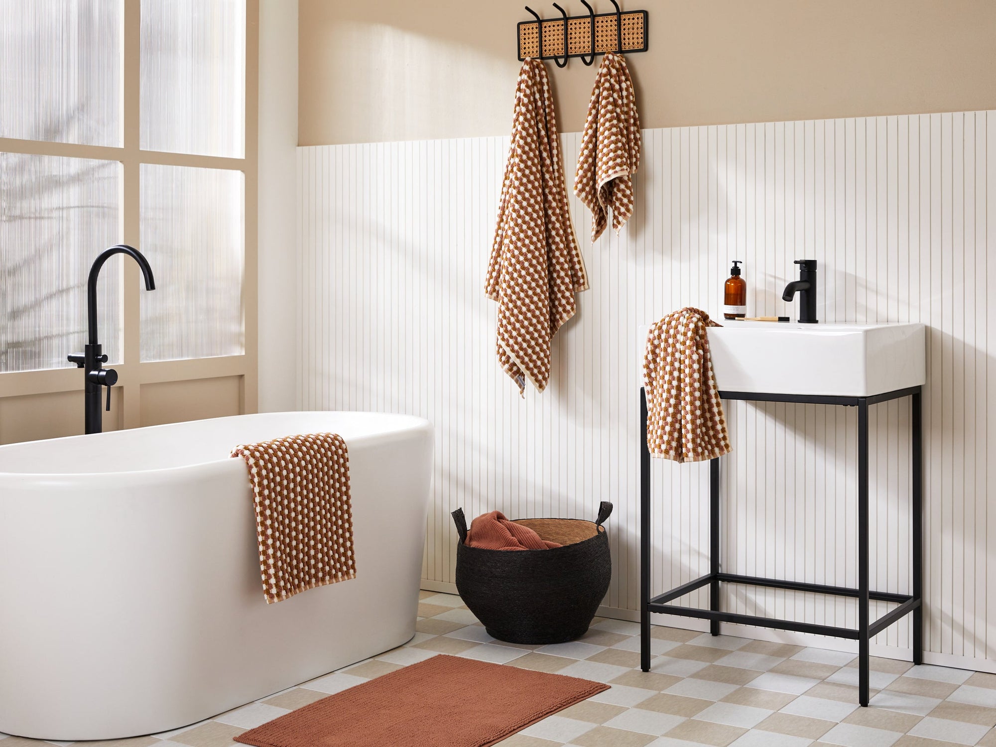Organic Cotton Mosaic Towels - From Where - 