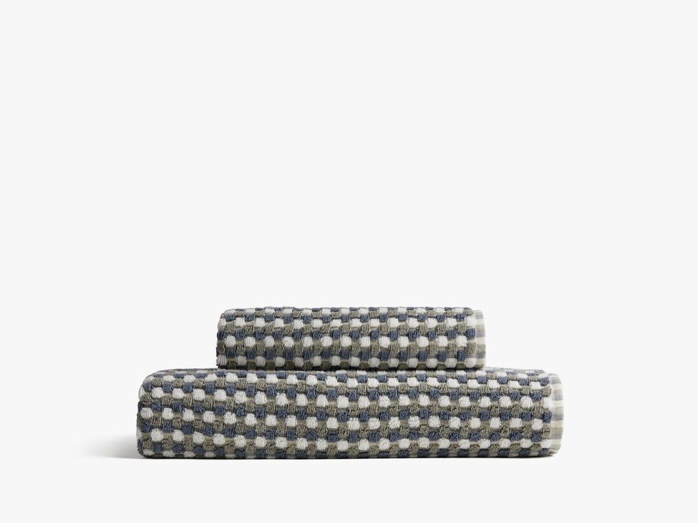 Organic Cotton Mosaic Towels - From Where -