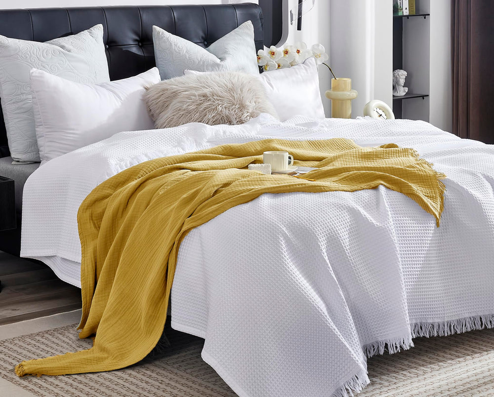 Organic Cotton Throw Blanket - From Where - 