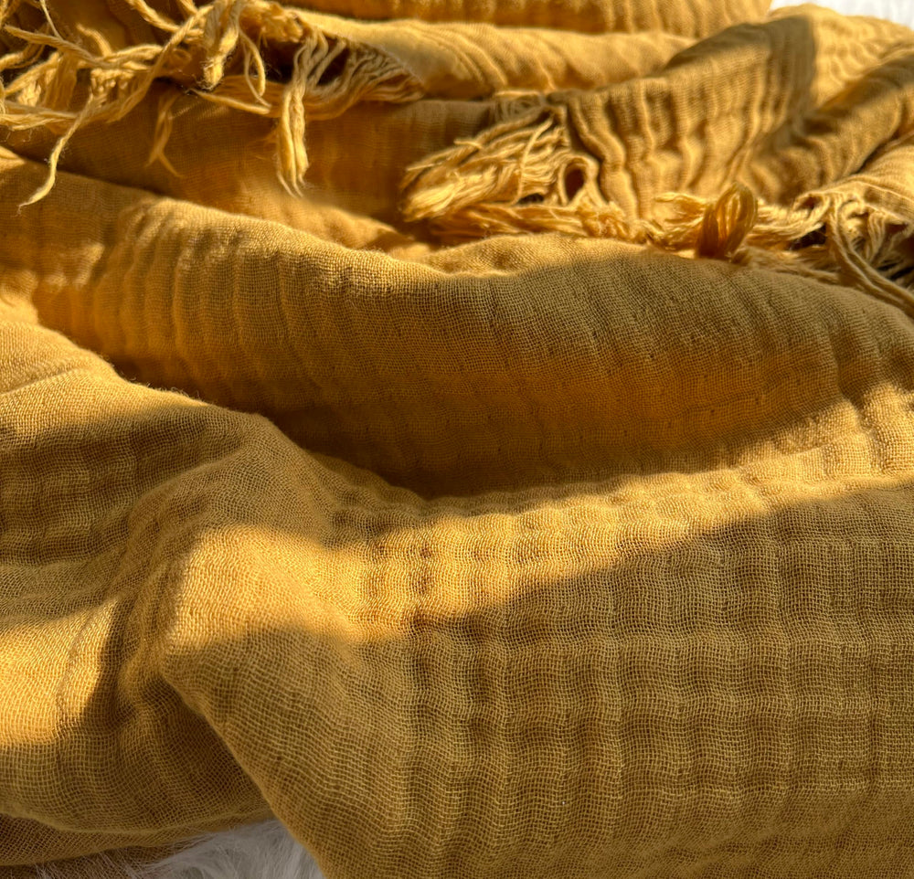 Organic Cotton Throw Blanket - From Where - 