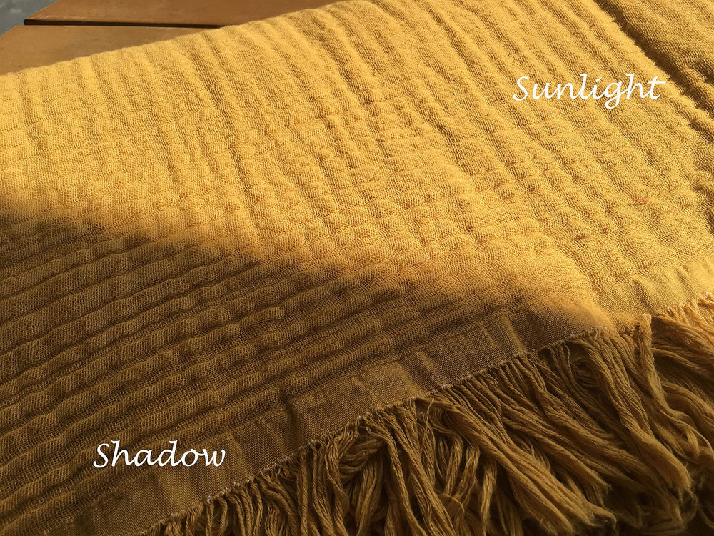 Organic Cotton Throw Blanket - From Where - 