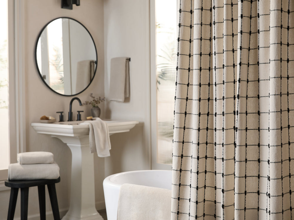 Organic Oasis Shower Curtain - From Where -