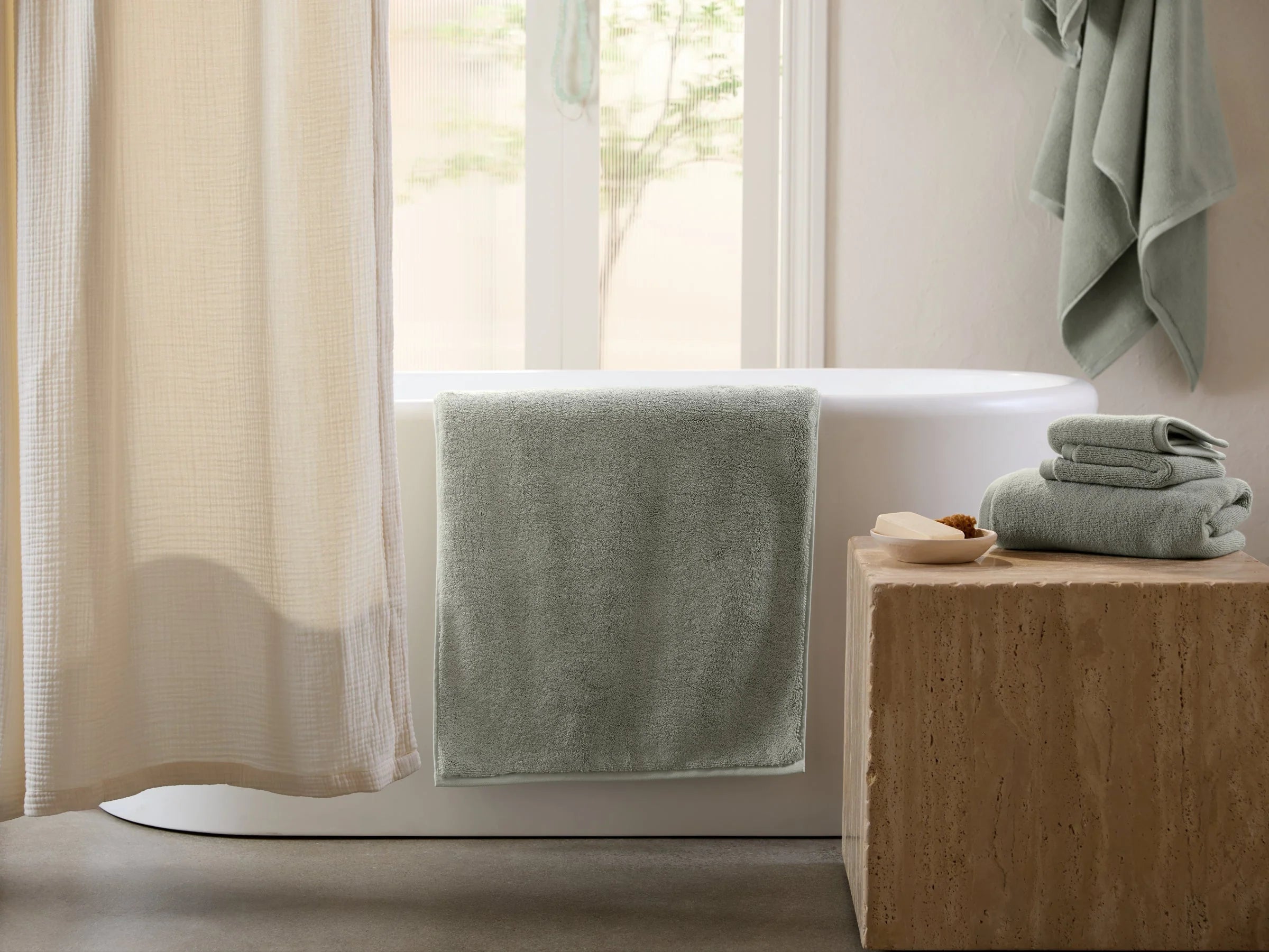 Organic Plush Tub Mat - Thumbnail 5